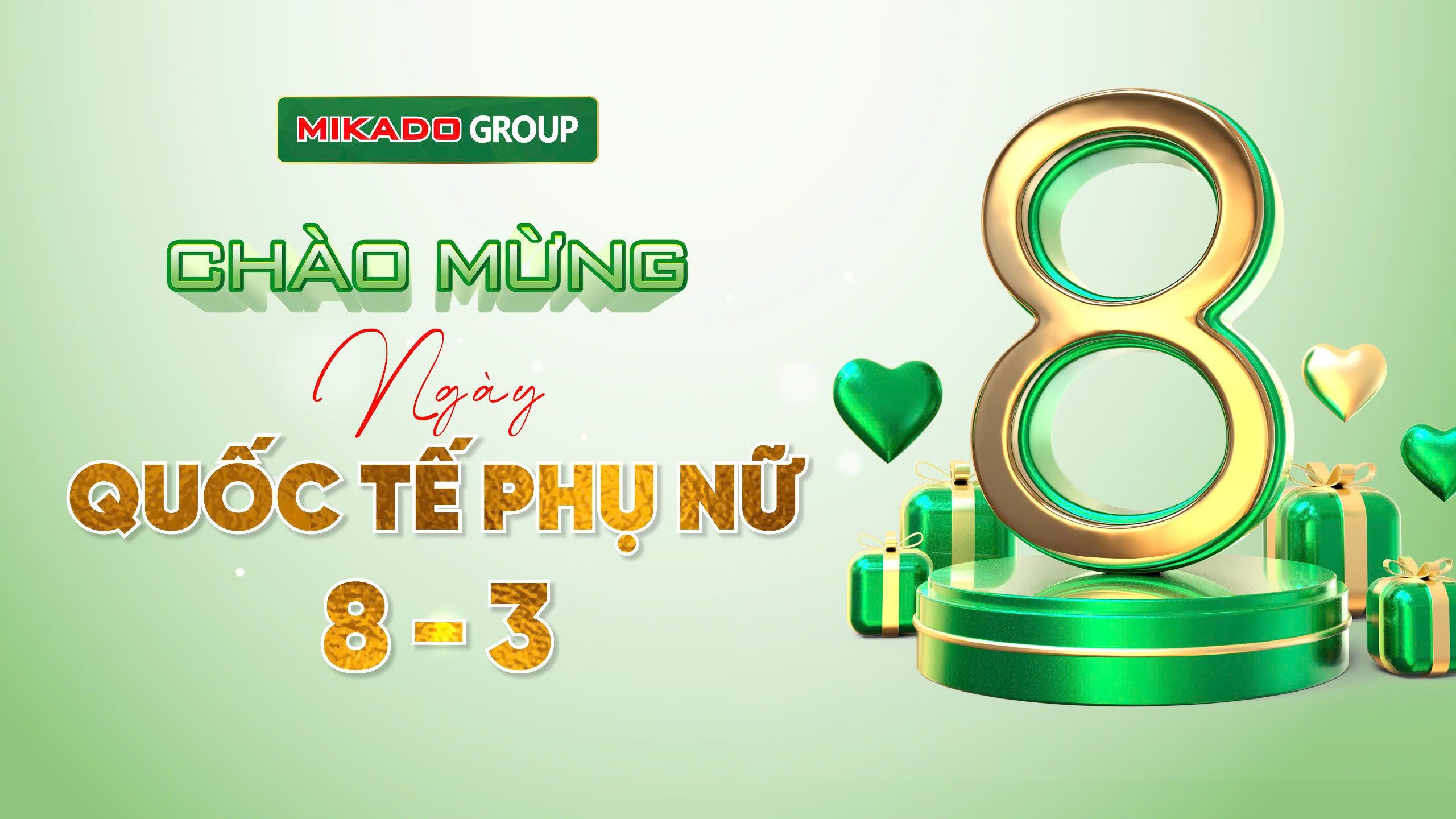 CHÚC MỪNG NGÀY QUỐC TẾ PHỤ NỮ 8/3